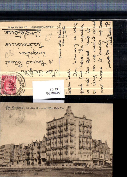 314727,Wenduyne La Digue et le grand Hotel Bellevue