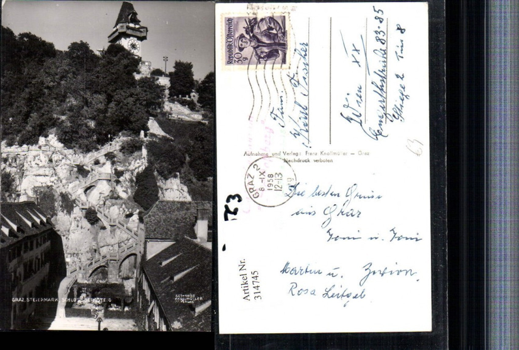 Alte Ansichtskarte – Old Postcard