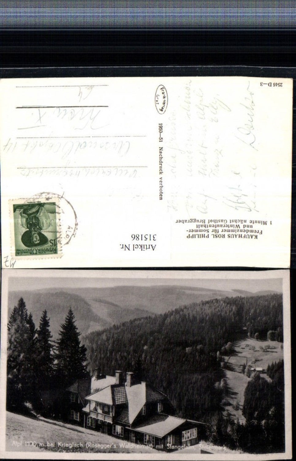 Alte Ansichtskarte – Old Postcard