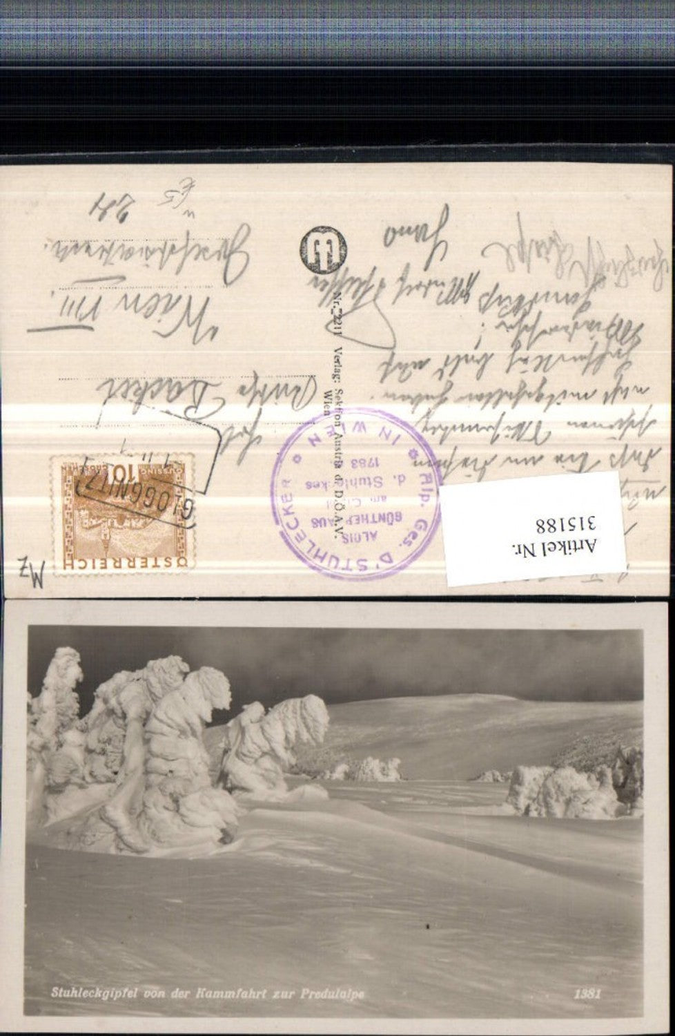 Alte Ansichtskarte – Old Postcard