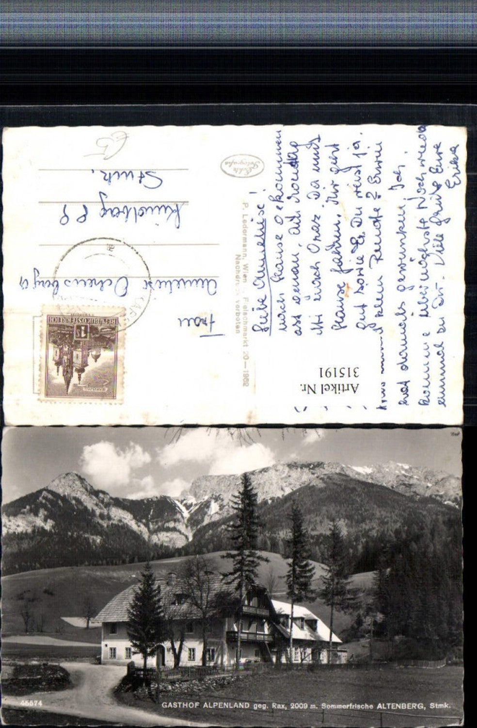 Alte Ansichtskarte – Old Postcard