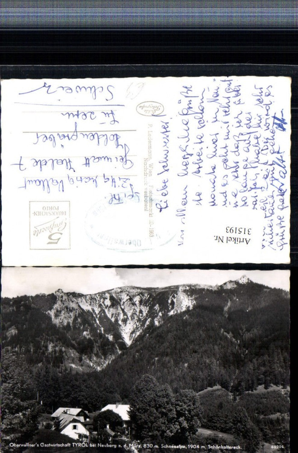 Alte Ansichtskarte – Old Postcard