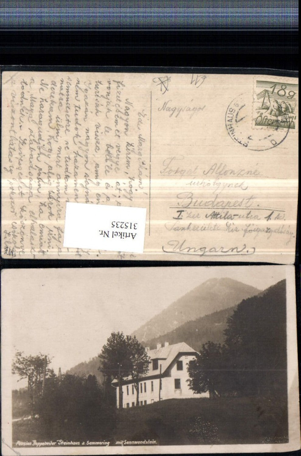 Alte Ansichtskarte – Old Postcard