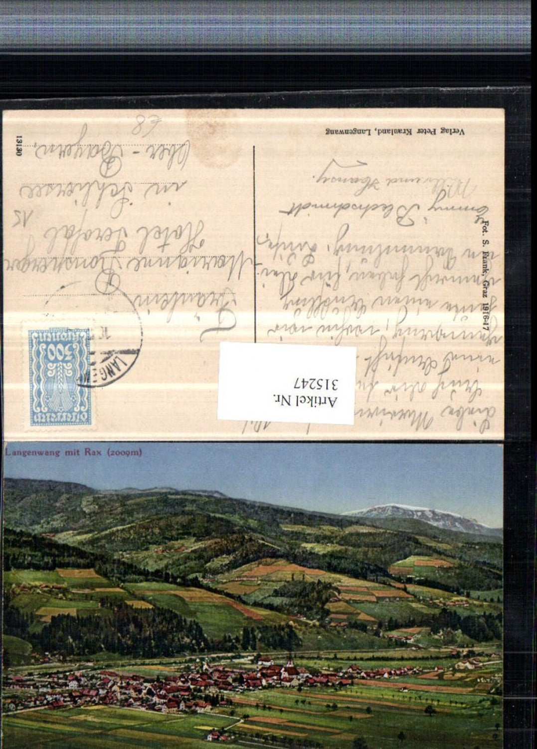 Alte Ansichtskarte – Old Postcard