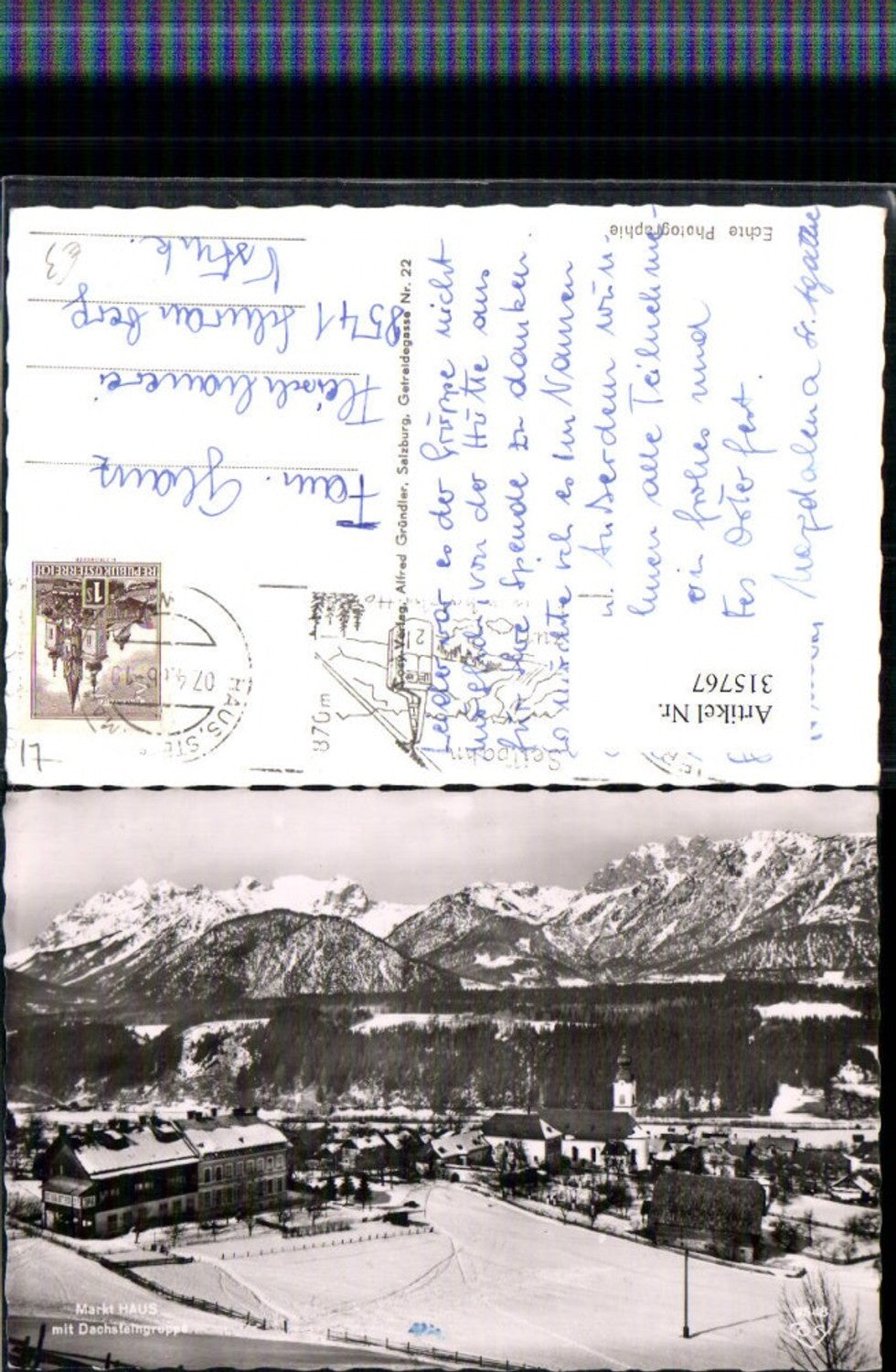 Alte Ansichtskarte – Old Postcard