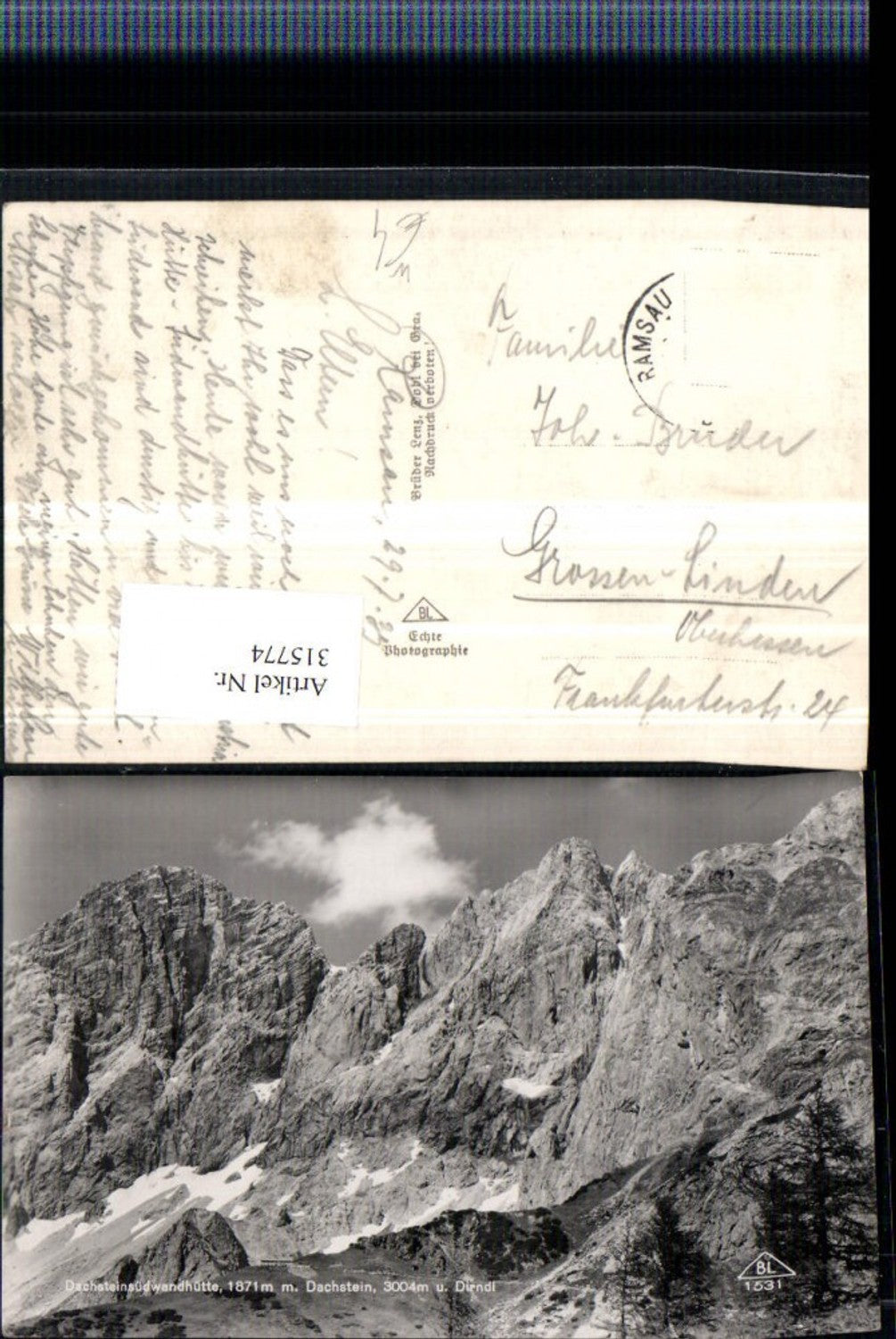 Alte Ansichtskarte – Old Postcard
