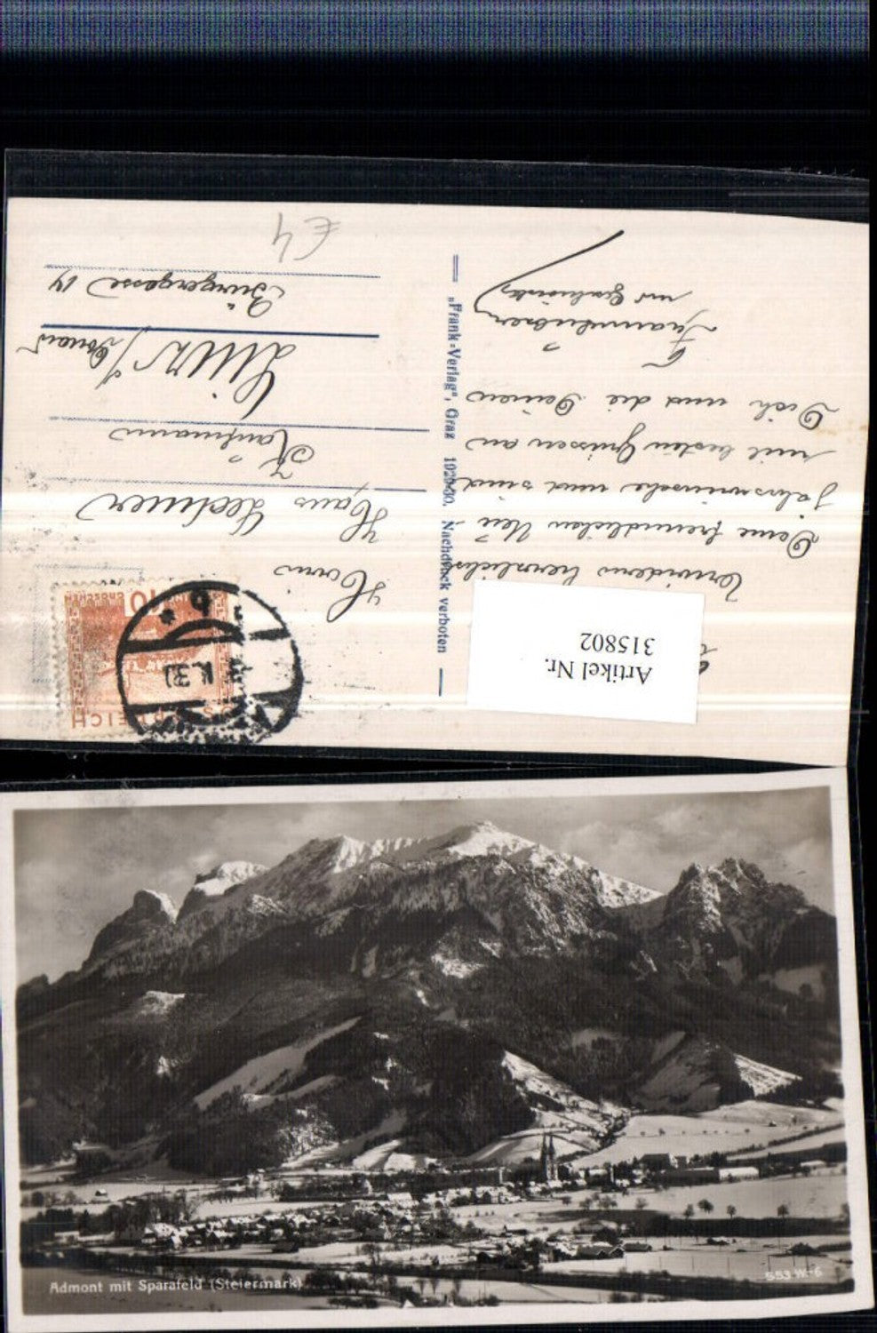 Alte Ansichtskarte – Old Postcard