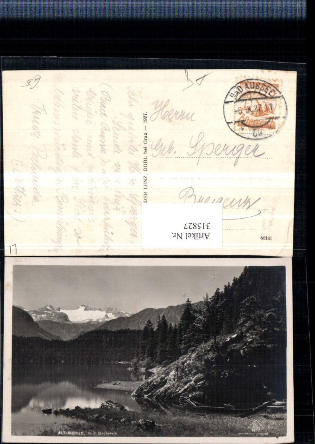 Alte Ansichtskarte – Old Postcard