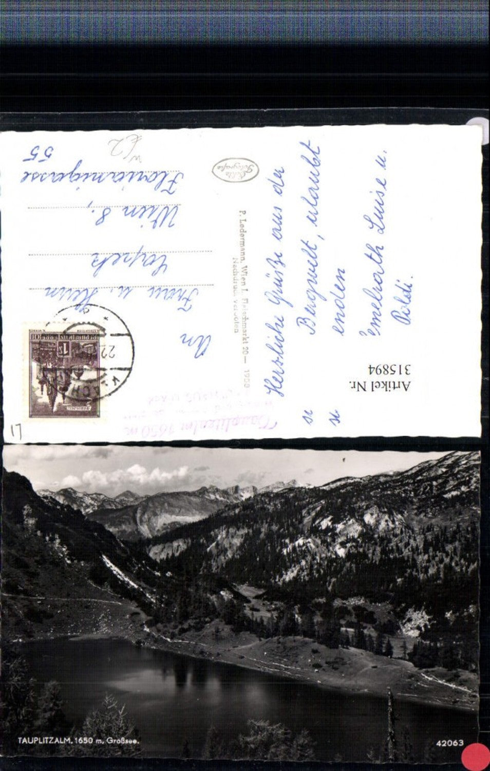 Alte Ansichtskarte – Old Postcard