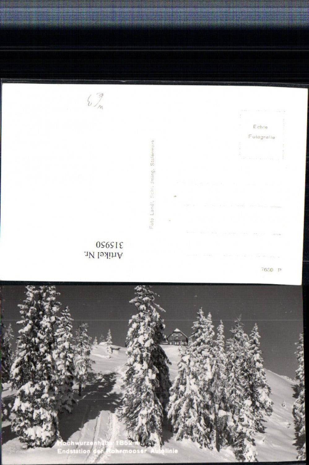 Alte Ansichtskarte – Old Postcard