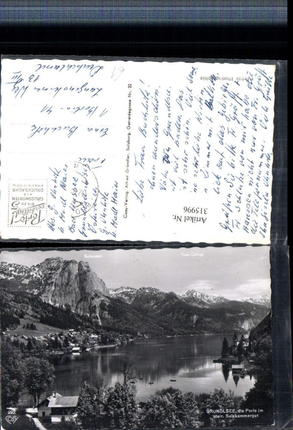 Alte Ansichtskarte – Old Postcard