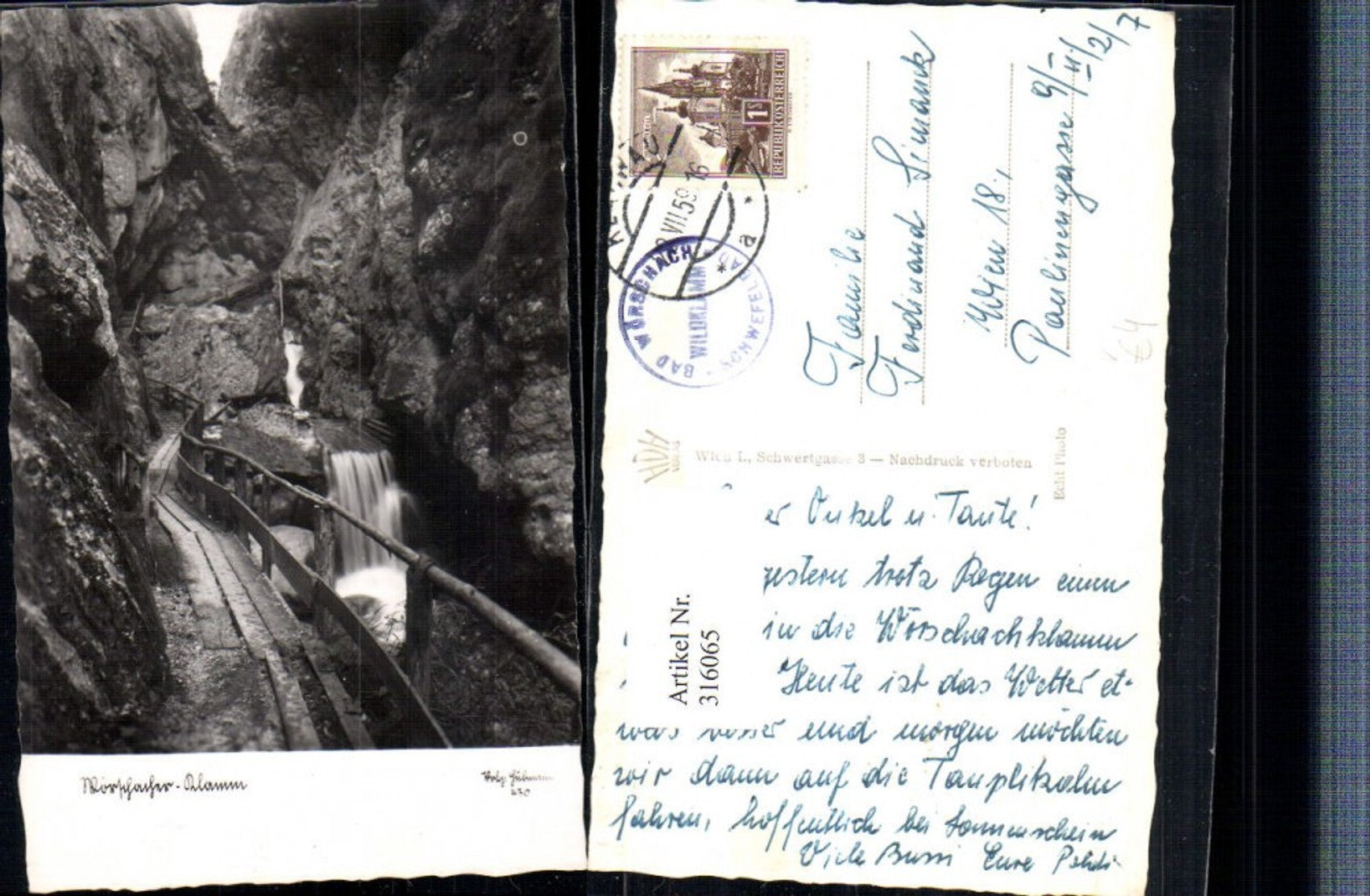 Alte Ansichtskarte – Old Postcard