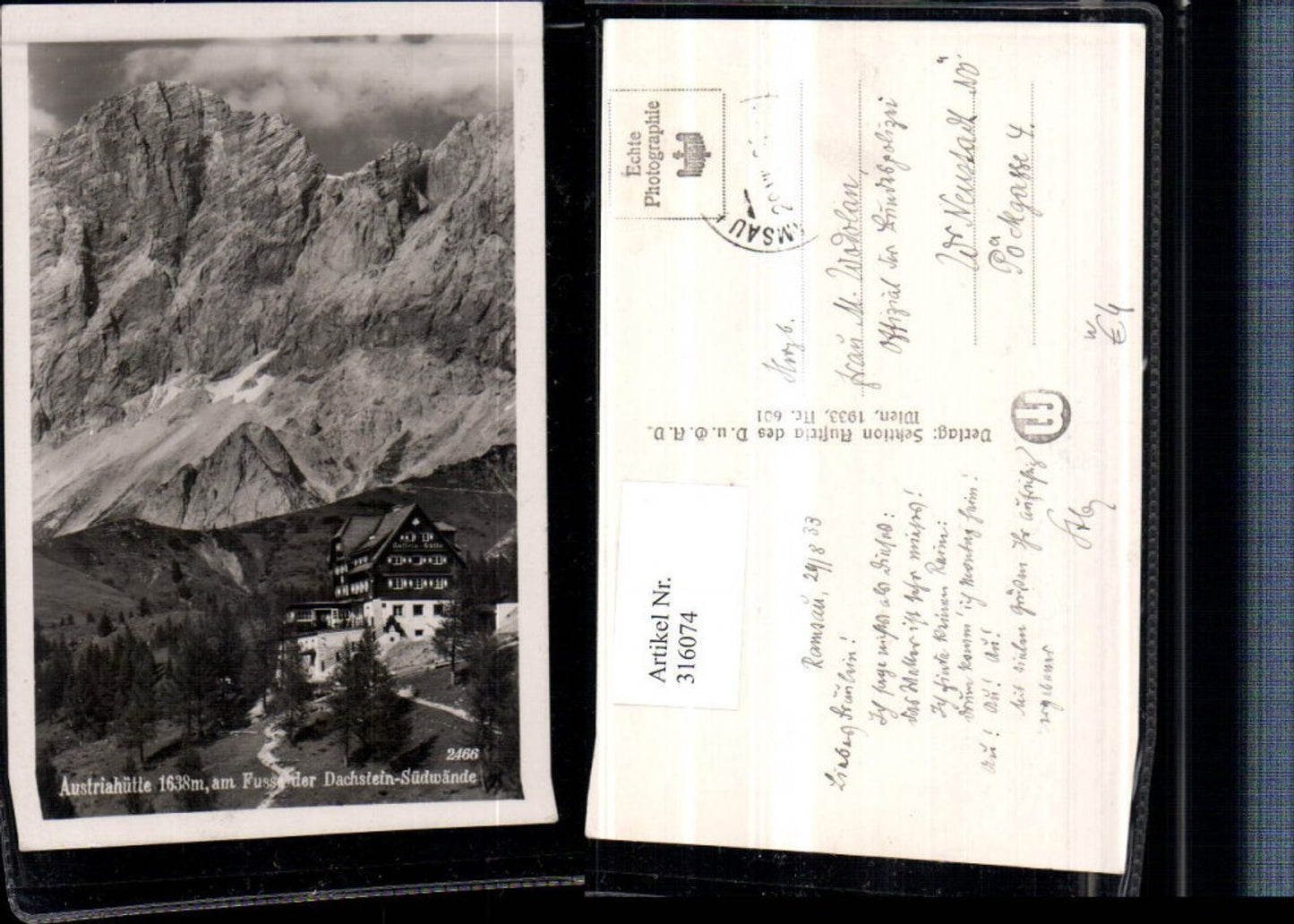 Alte Ansichtskarte – Old Postcard