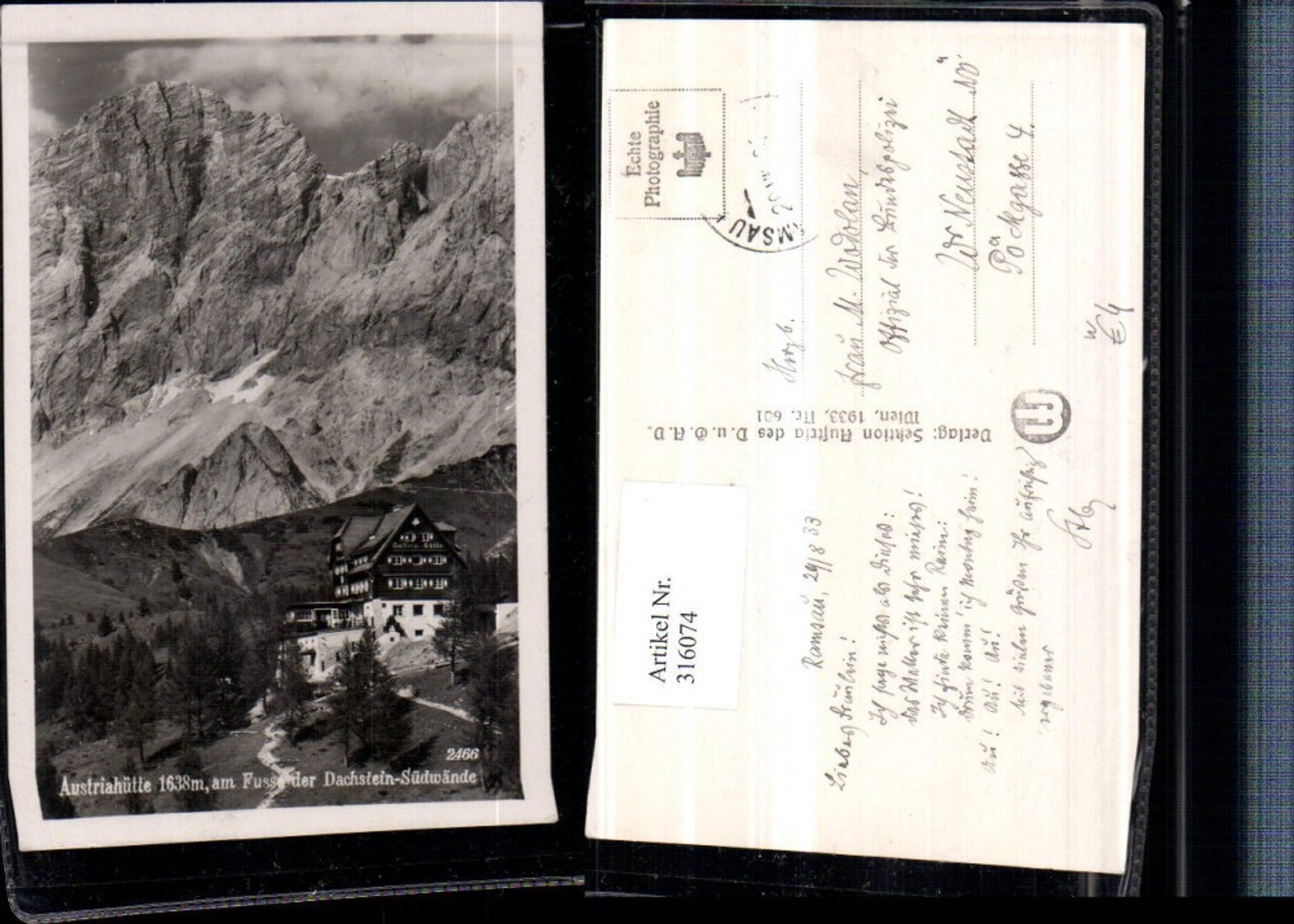 Alte Ansichtskarte – Old Postcard