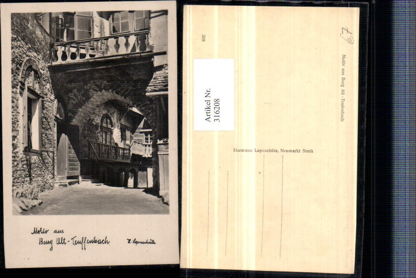 Alte Ansichtskarte – Old Postcard