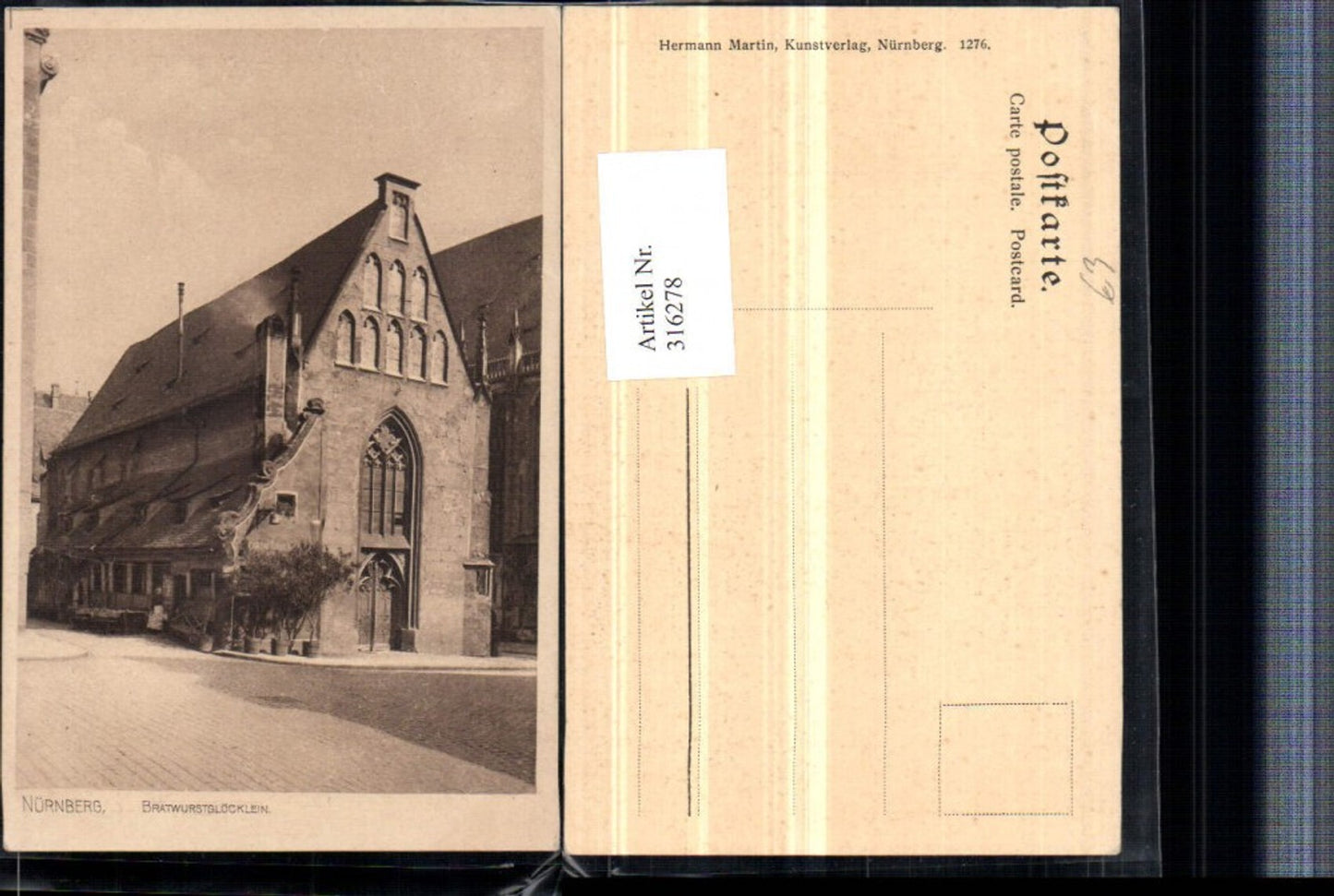 316278, Nuremberg Bratwurstglöcklein Inn