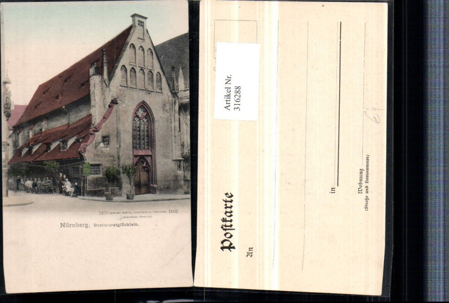 316288,Nürnberg Bratwurstglöcklein Gasthaus
