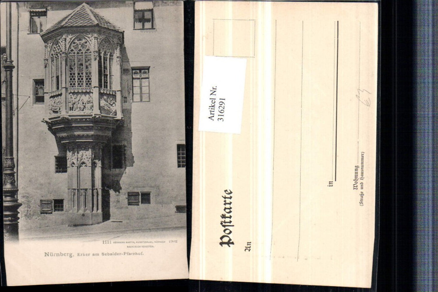 316291,Nürnberg Erker am Sebalder-Pfarrhof
