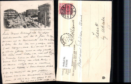 316330,Berlin Potsdamer-Brücke u. Straße Straßenbahnen