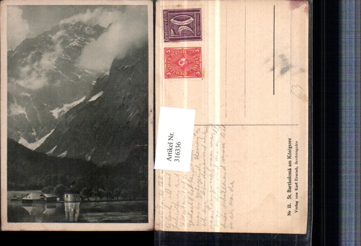 316336,St. Bartholomä am Königssee Kirche Bergkulisse
