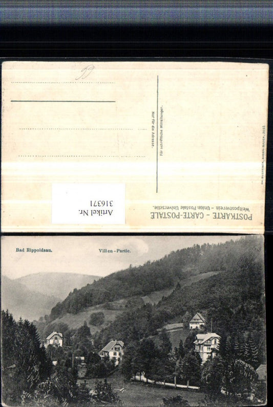 316371, Bad Rippoldsau Villa section