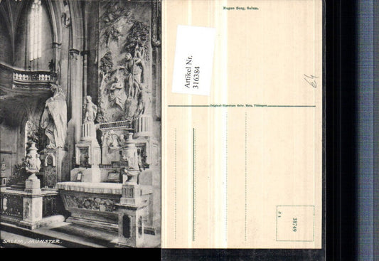 316384, Salem Minster Church Interior view Altar