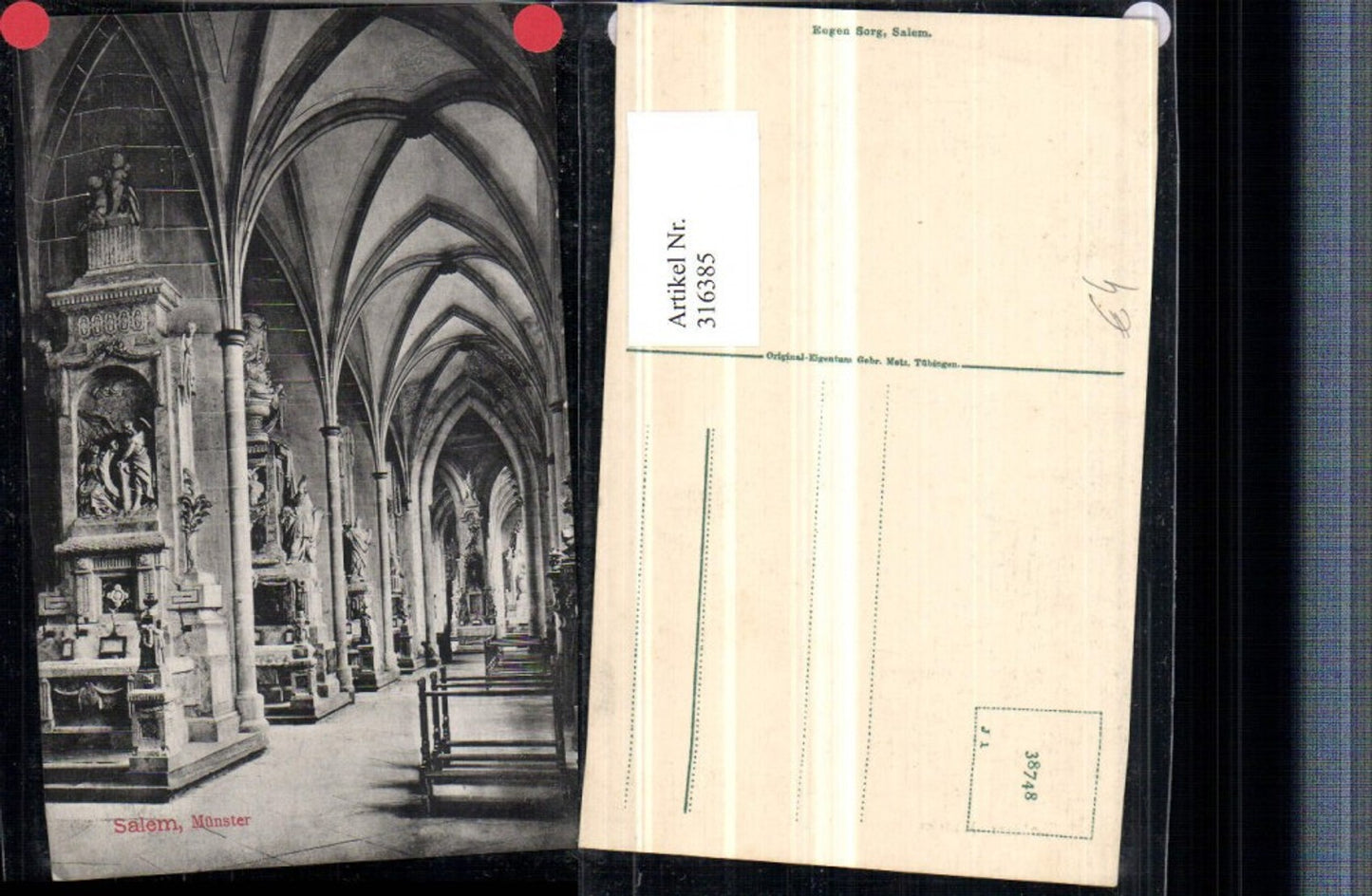 316385,Salem Münster Kirche Innenansicht