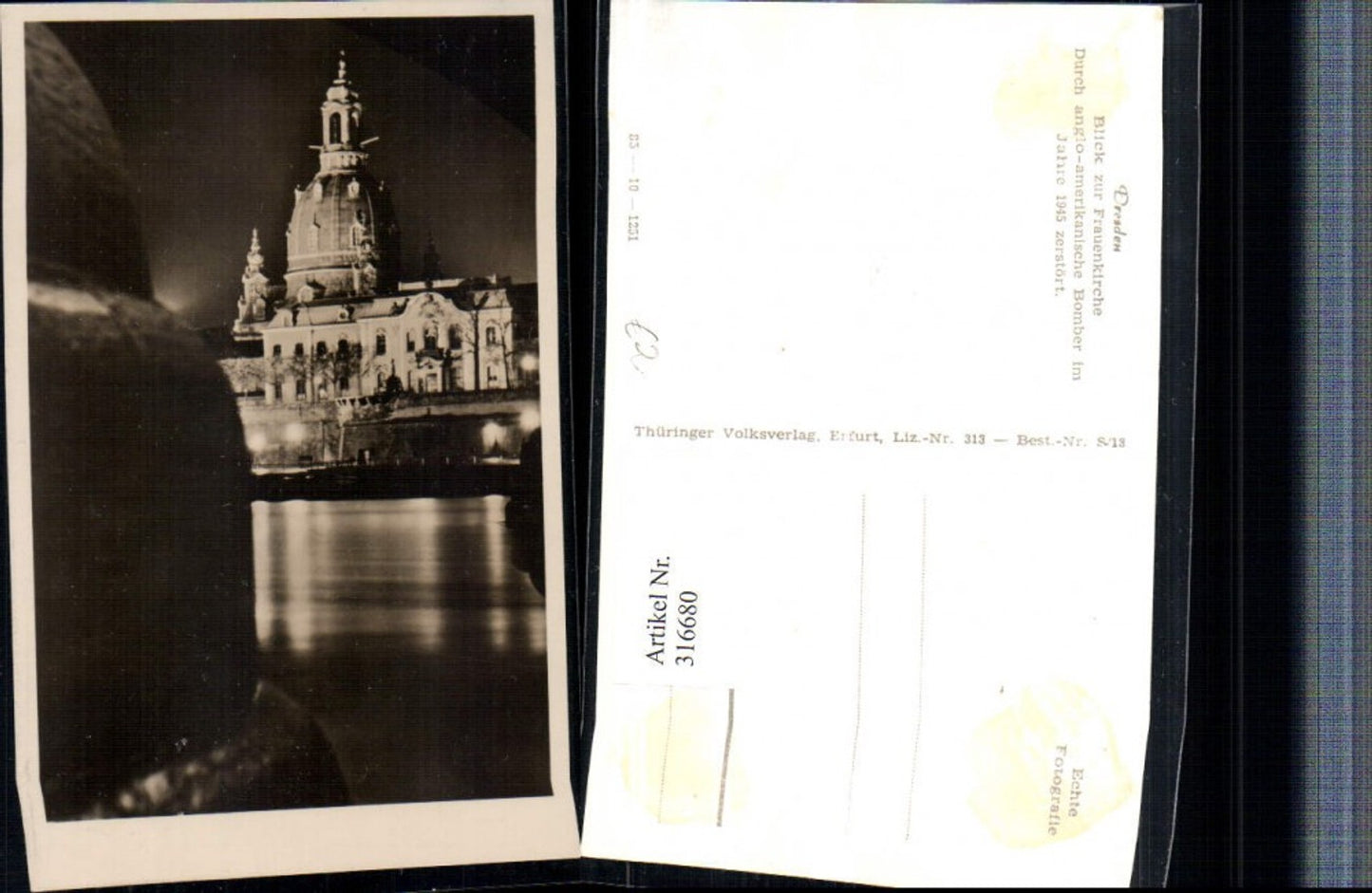 316680,Dresden Blick zur Frauenkirche Kirche