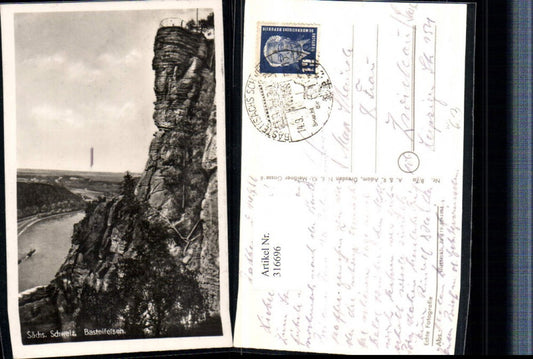 316696,Sächsische Schweiz Basteifelsen b. Rathen Felswand