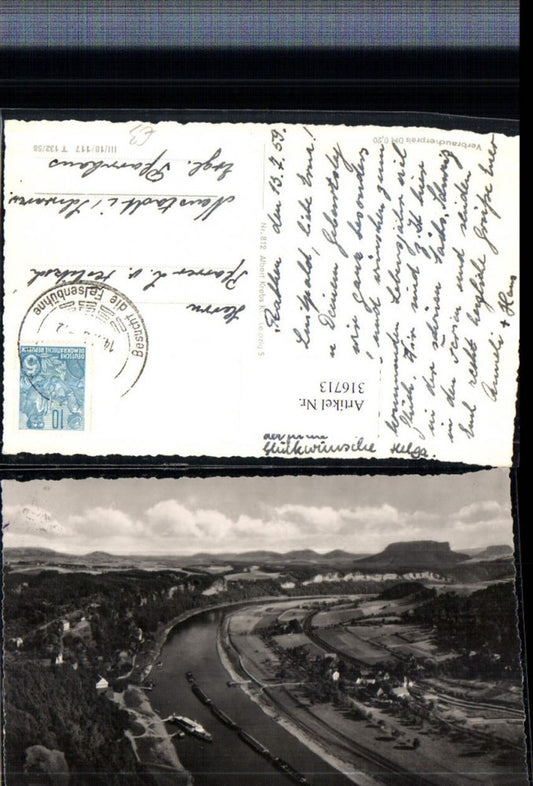 316713,Sächsische Schweiz Blick von d. Bastei b. Rathen