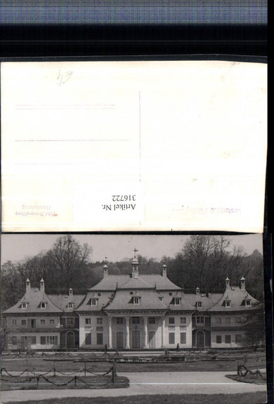 316722,Handabzug Lustschloss Schloss Pillnitz an d. Elbe