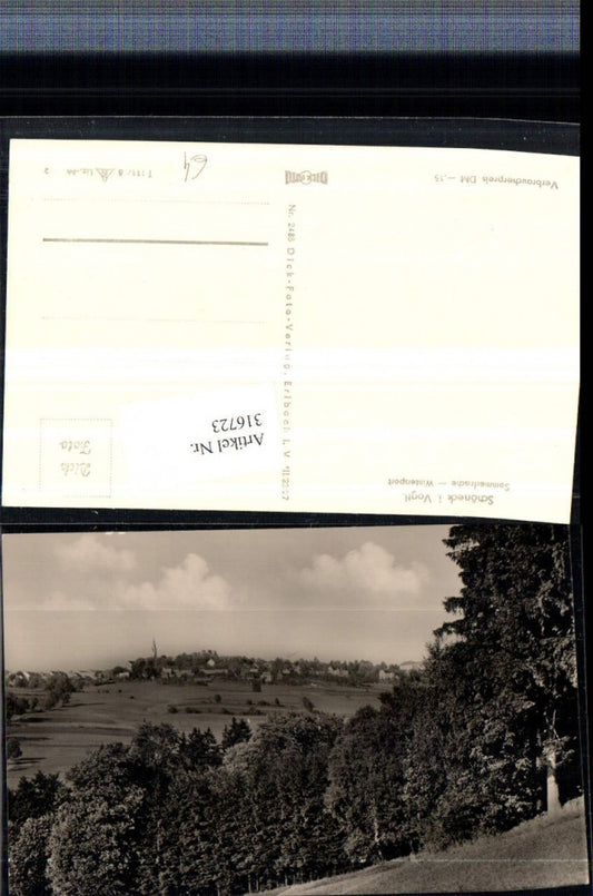 316723,Blick auf Schöneck im Vogtland Totale