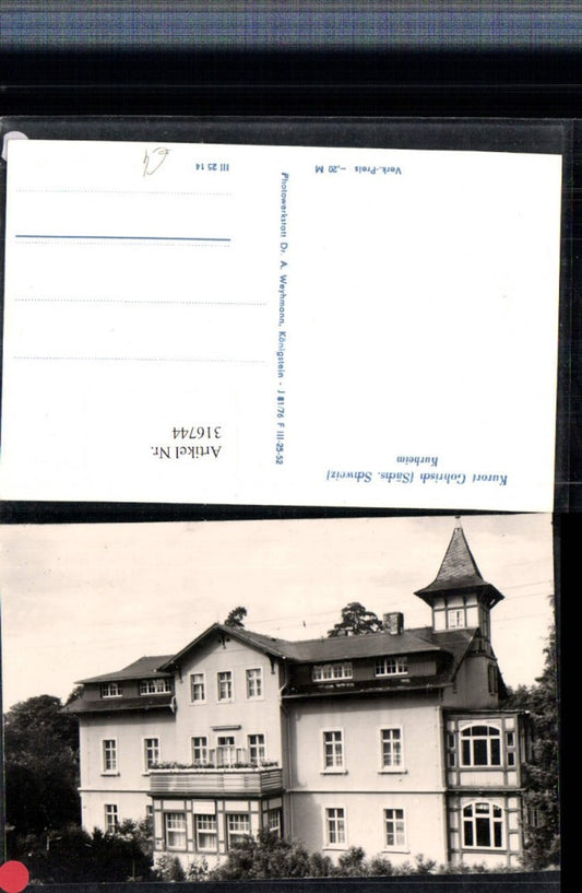 316744,Sächsische Schweiz Gohrisch Kurheim Gebäude
