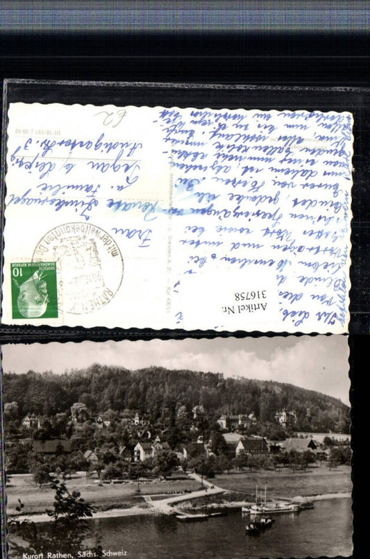 316758,Sächsische Schweiz Rathen Teilansicht