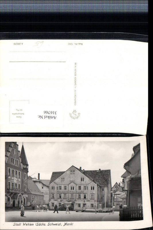 316766,Wehlen Markt Straßenansicht Geschäfte Hotel