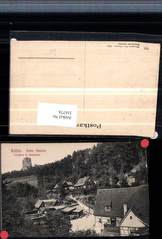 316774,Rathen Talwächter im Amselgrund Felsen pub Hermann Poy 398