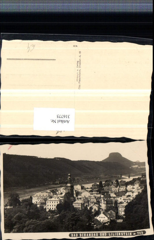 316775,Bad Schandau Totale m. Lilienstein