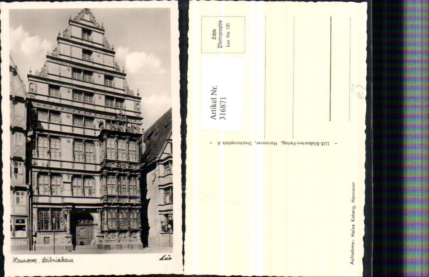 316871,Hannover Leibnizhaus Hausansicht