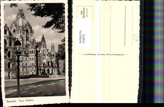 316872,Hannover Rathaus Gebäude