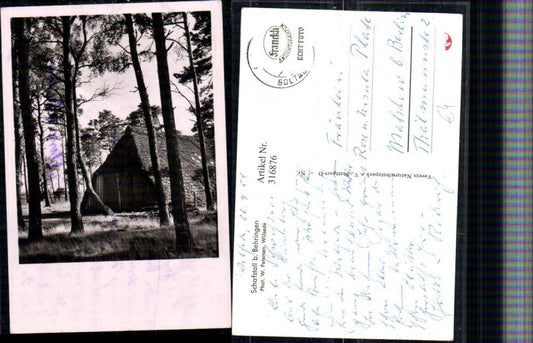 316876,Schafstall b. Behringen Reetdach-Hütte