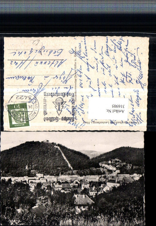 316905,Bad Lauterberg im Harz Totale m. Burgseilbahn