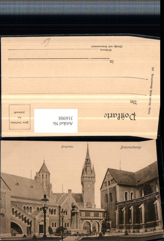 316908,Braunschweig Burgplatz Denkmal
