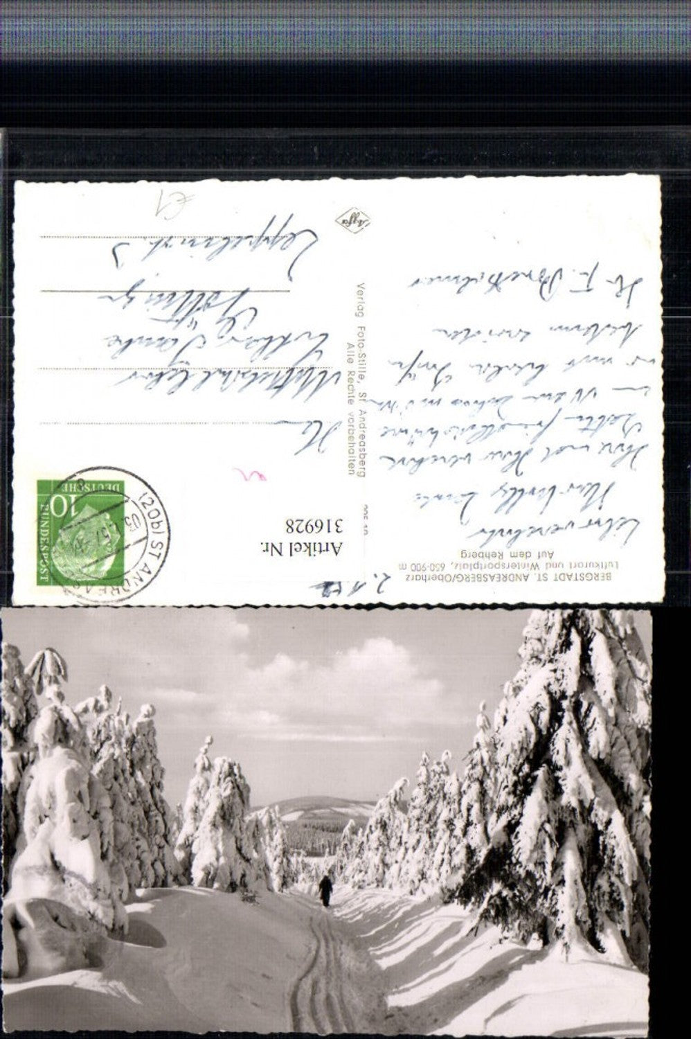 316928,St. Andreasberg im Oberharz Auf d. Rehberg Winterlandschaft