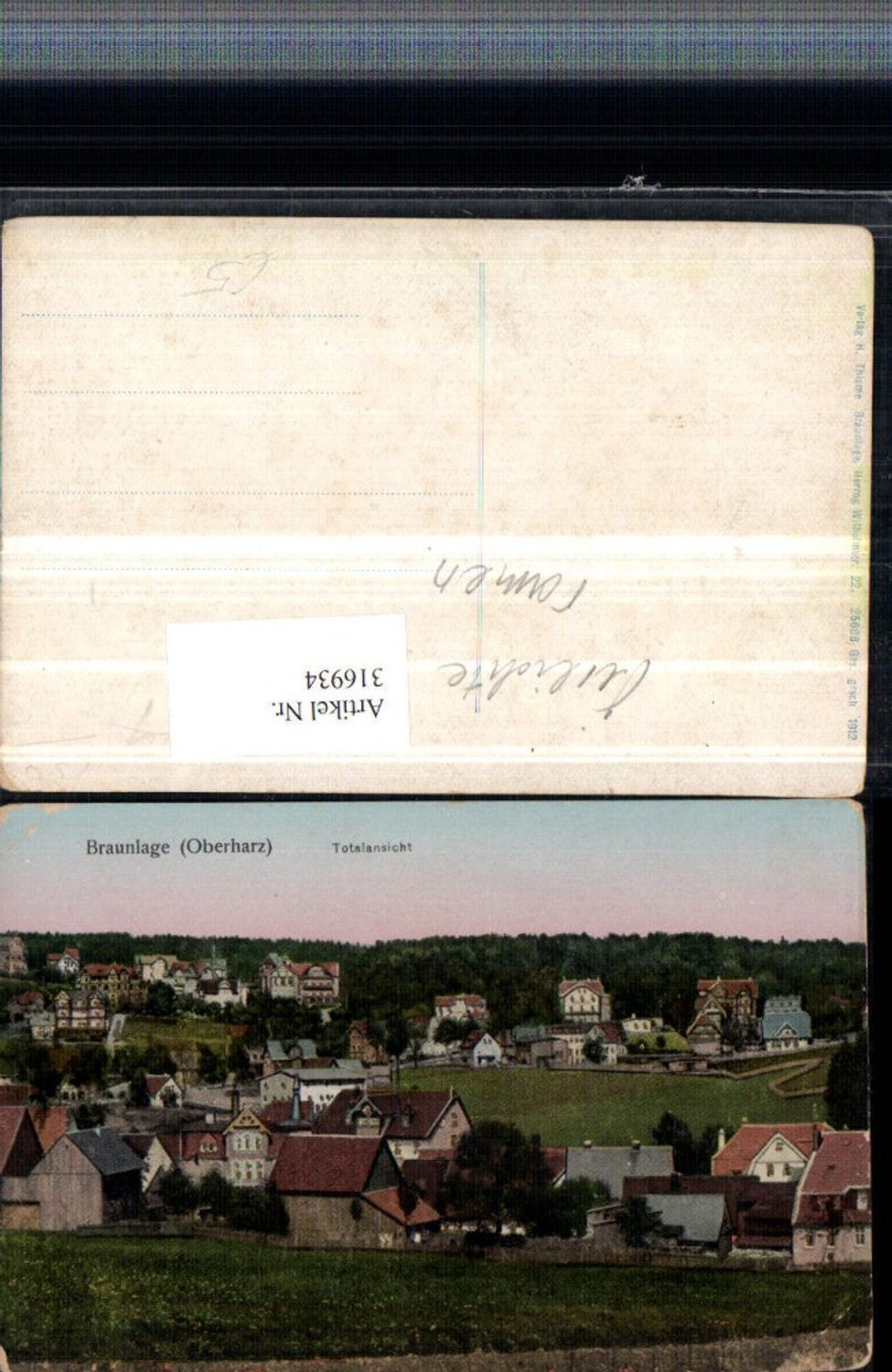 316934,Braunlage im Oberharz Totale