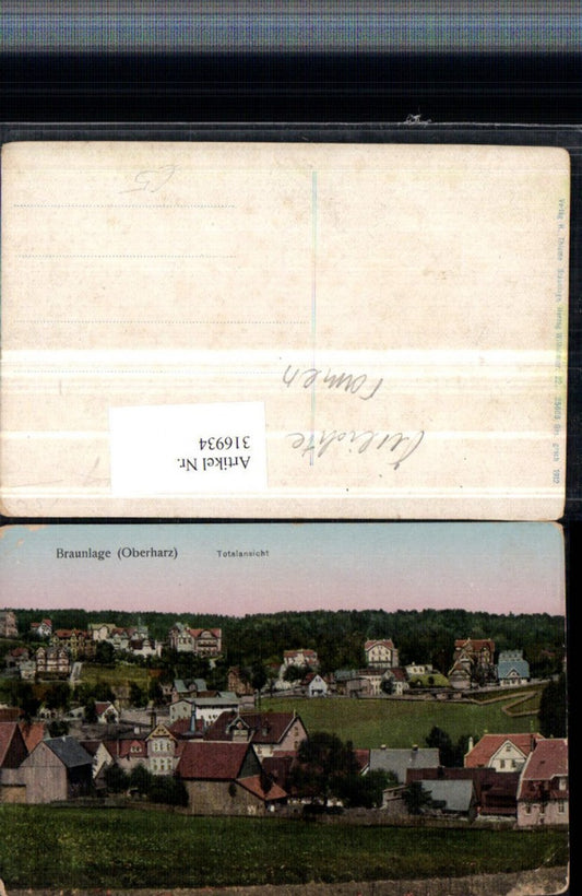 316934,Braunlage im Oberharz Totale
