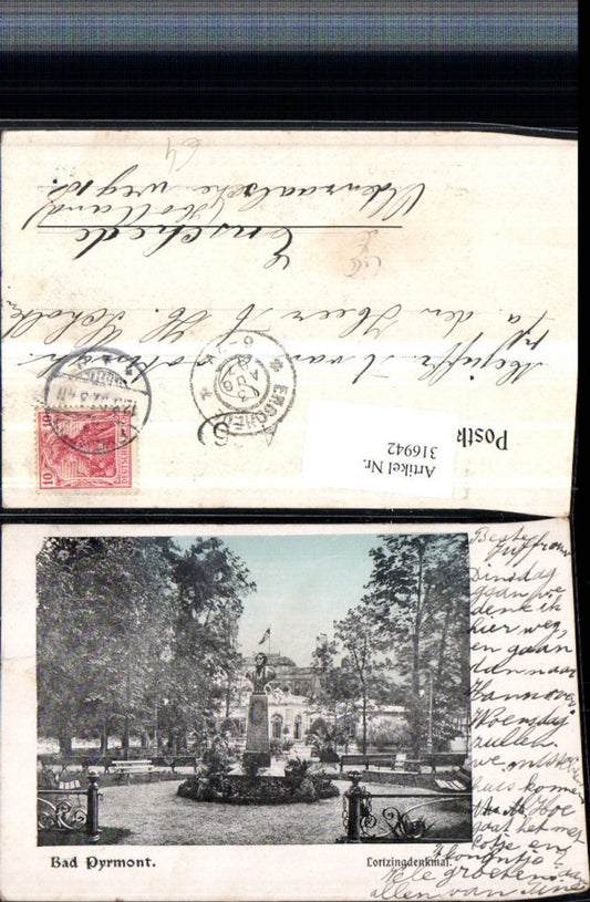 316942,Bad Pyrmont Lortzing-Denkmal