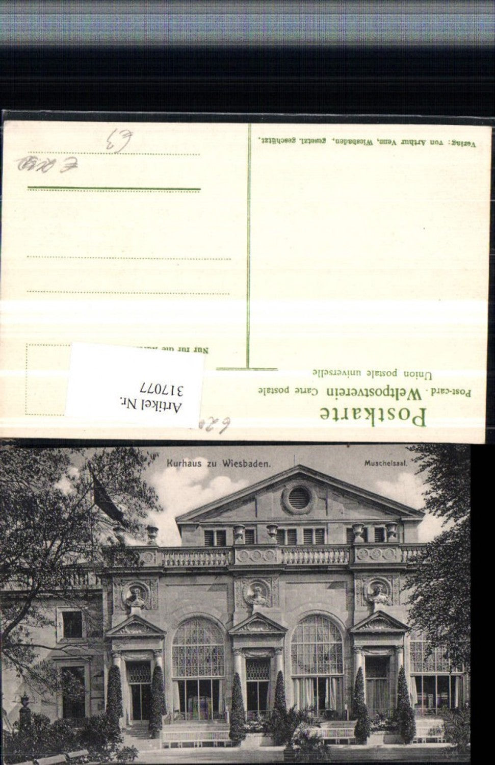 317077,Wiesbaden Kurhaus Muschelsaal