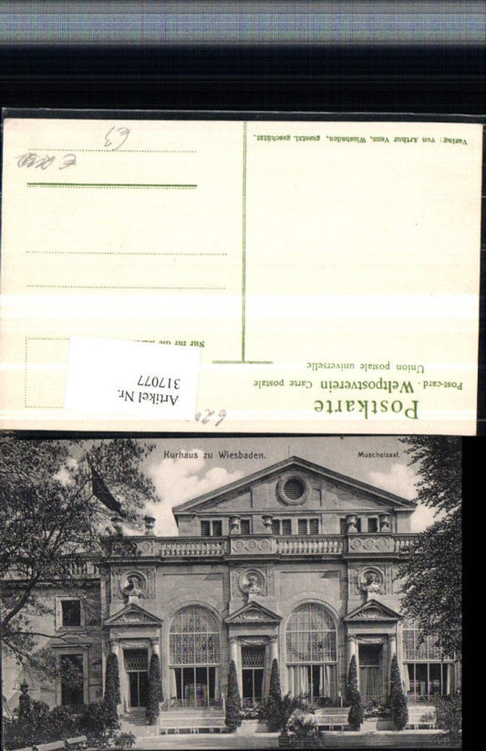 317077,Wiesbaden Kurhaus Muschelsaal