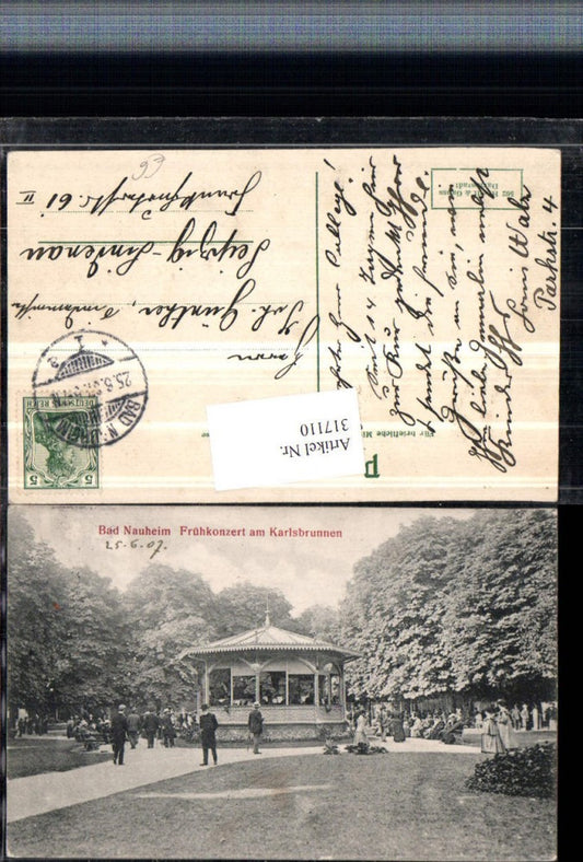 317110,Bad Nauheim Frühkonzert am Karlsbrunnen Pavillon