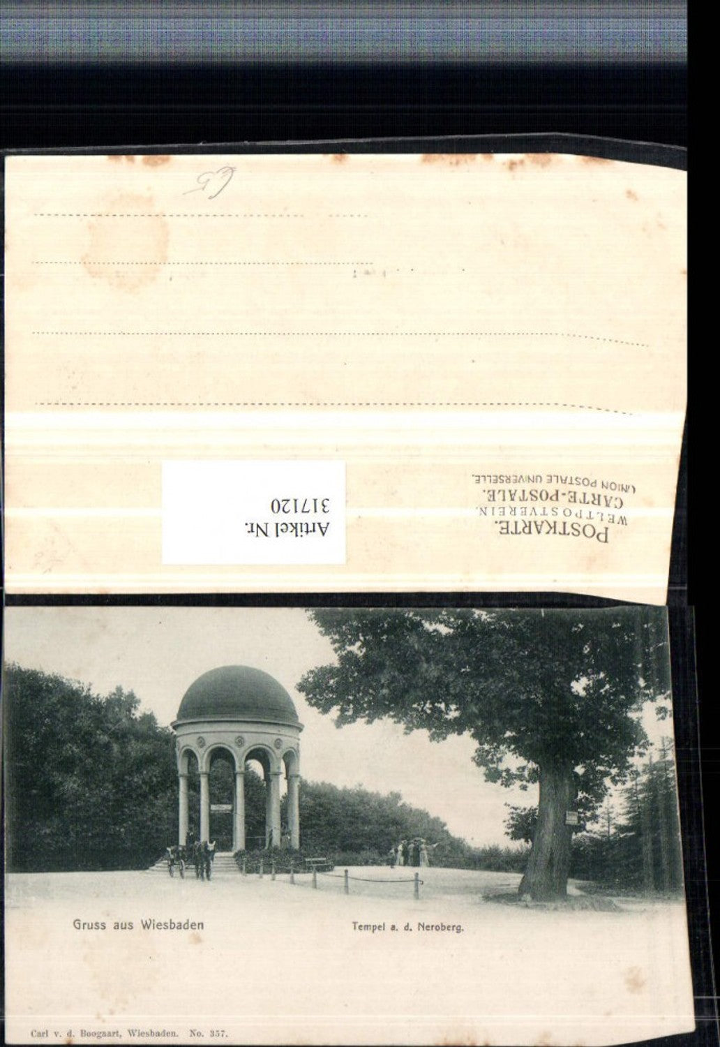 317120,Gruß aus Wiesbaden Tempel auf d. Neroberg